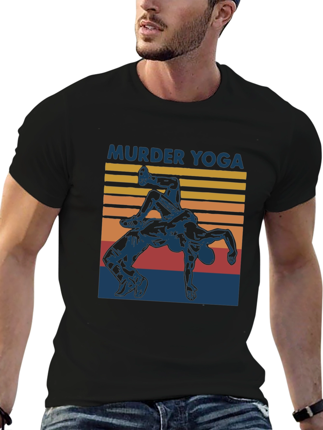 Murder Yoga Graphic T-Shirt