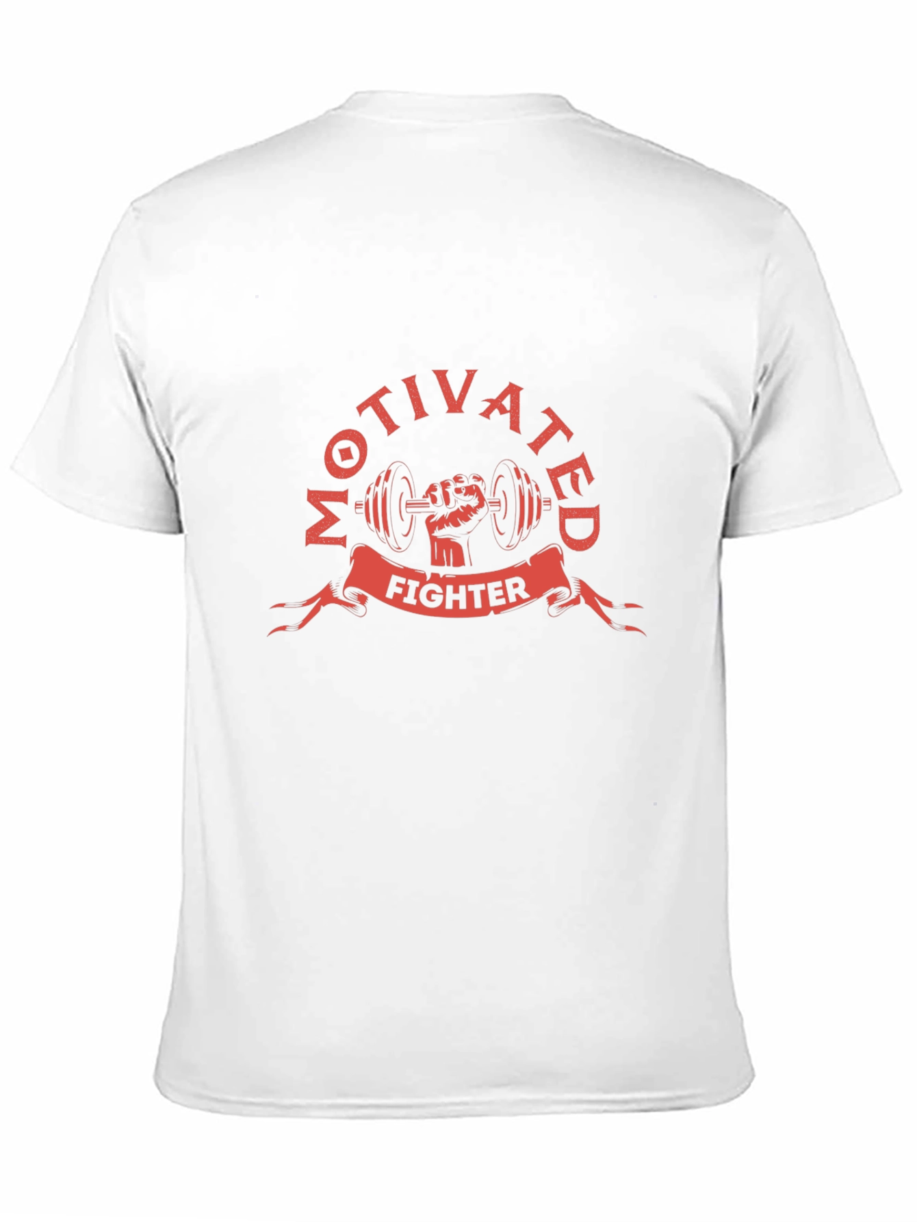 Motivated Fighter Black Graphic Tee
