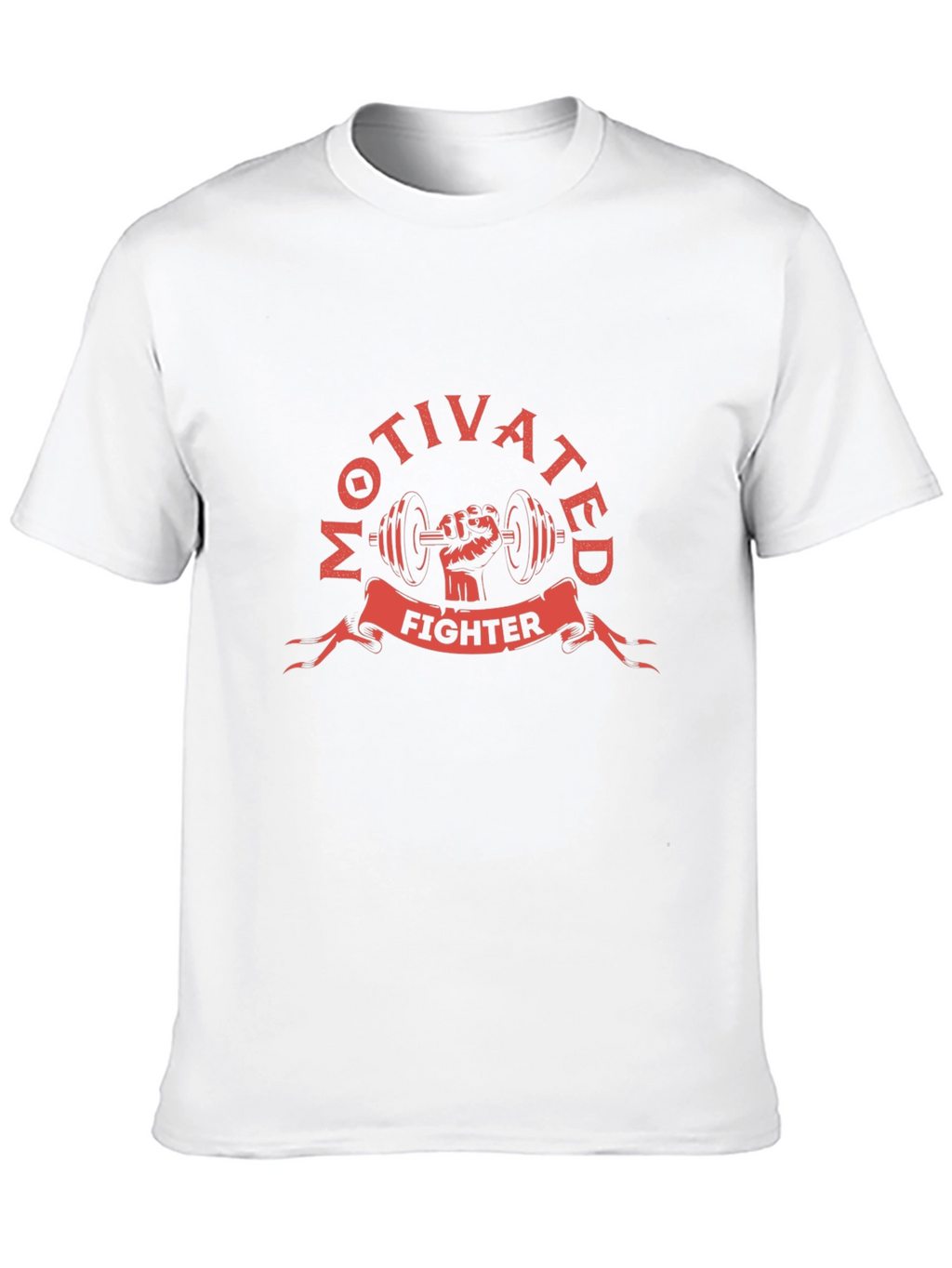 Motivated Fighter Black Graphic Tee