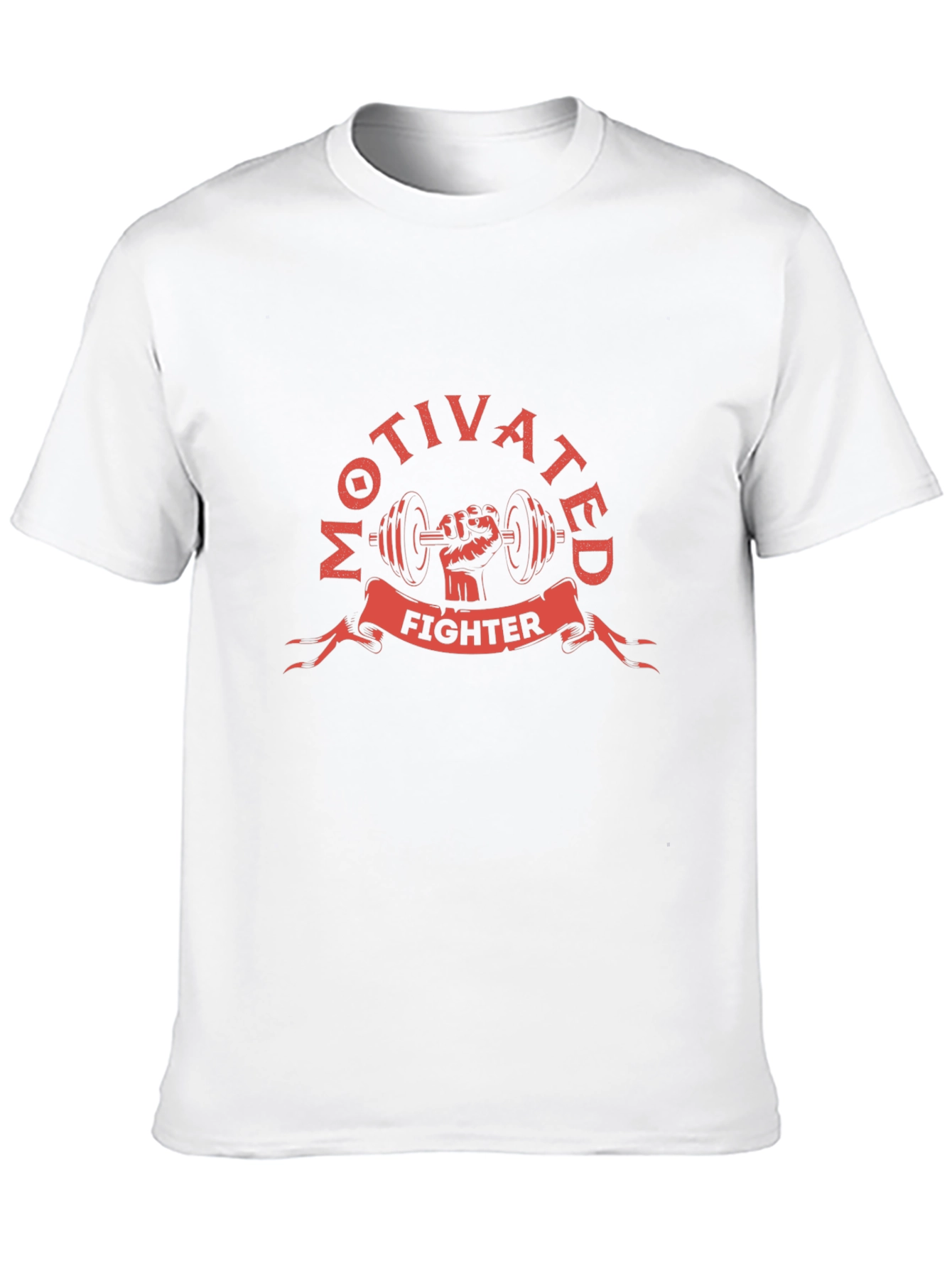 Motivated Fighter Black Graphic Tee