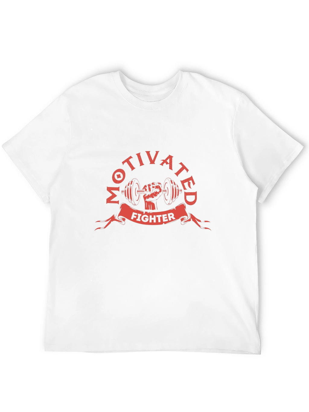 Motivated Fighter Black Graphic Tee
