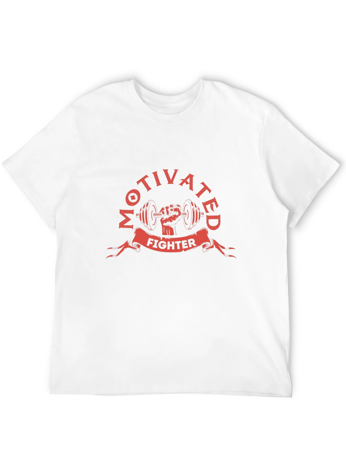 Motivated Fighter Black Graphic Tee