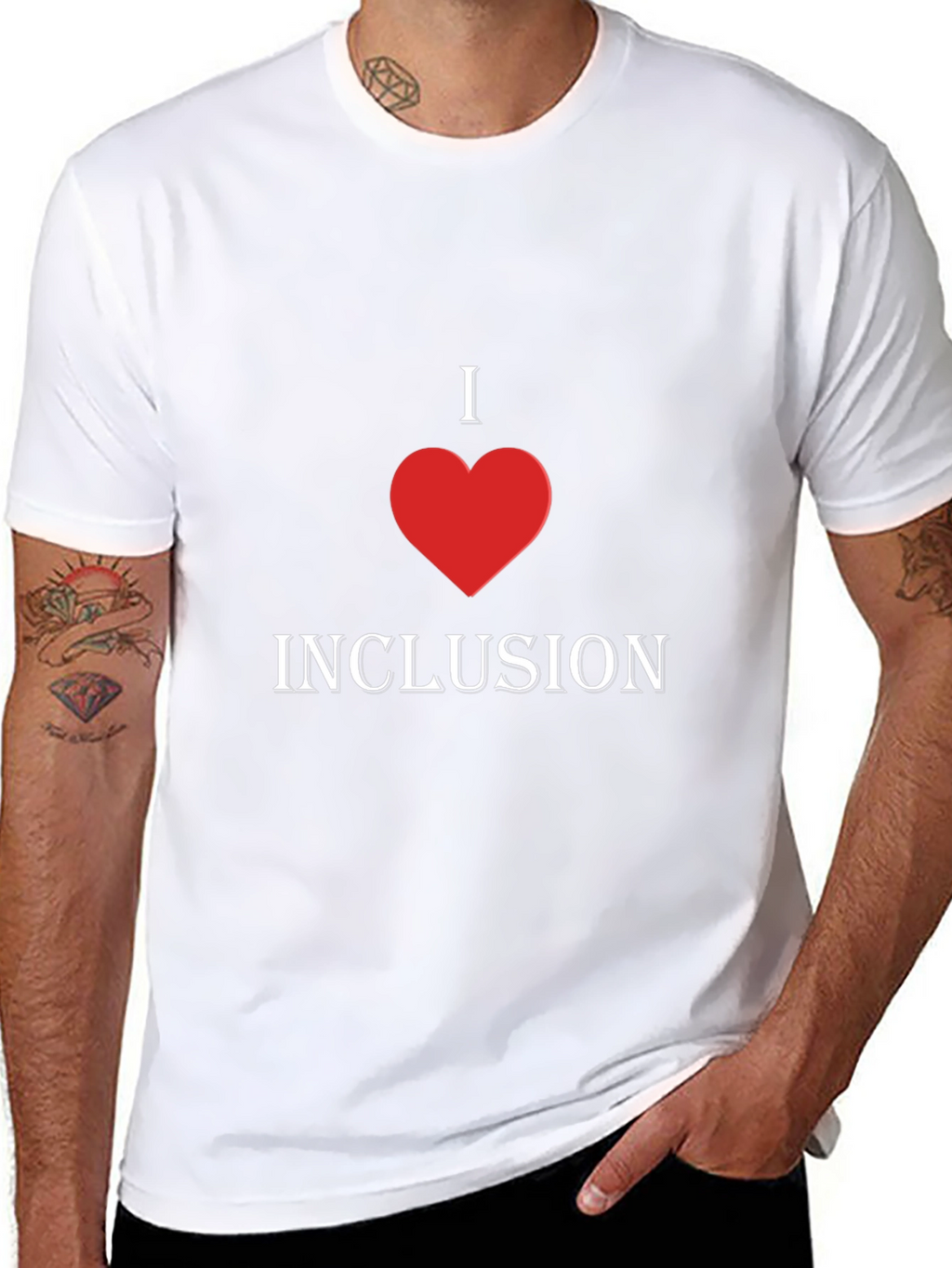 I Heart Inclusion T-Shirt - Stylish Graphic Tee