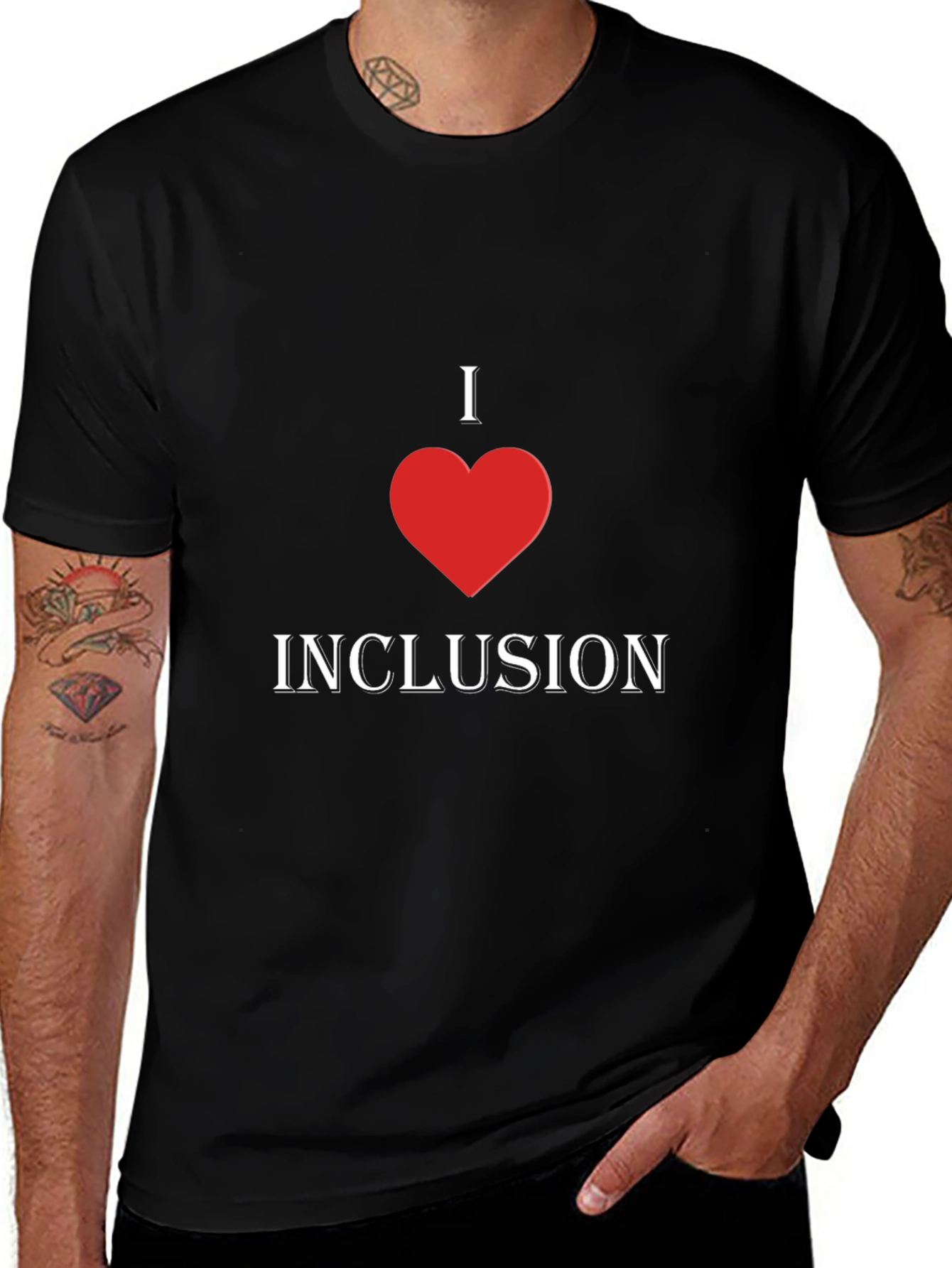 I Heart Inclusion T-Shirt - Stylish Graphic Tee