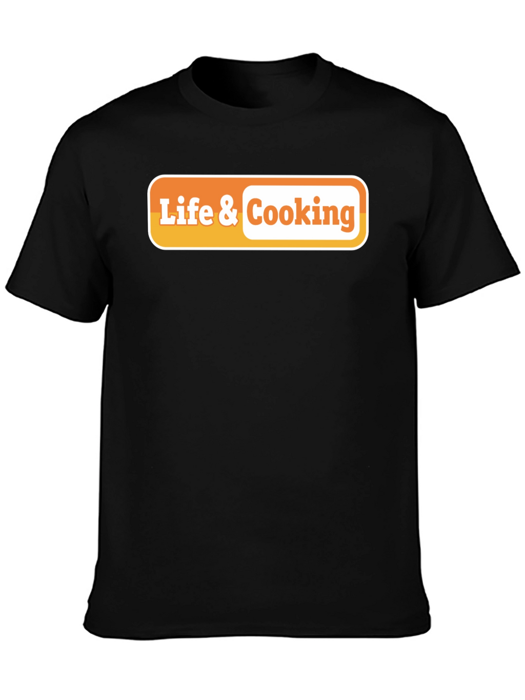 Life & Cooking Graphic Tee - Black