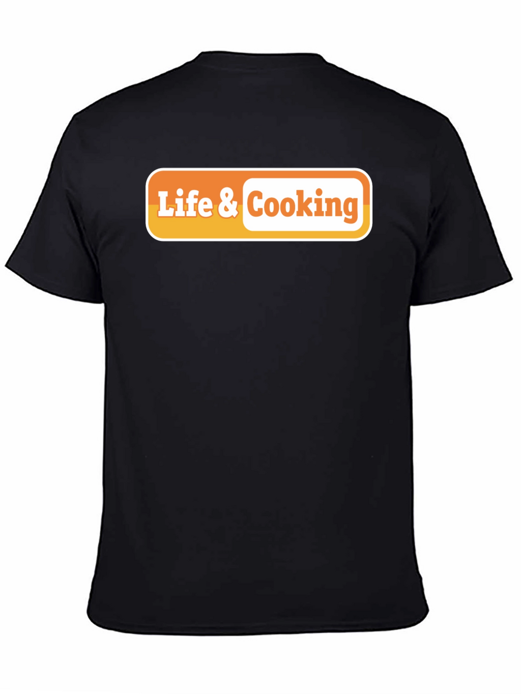 Life & Cooking Graphic Tee - Black