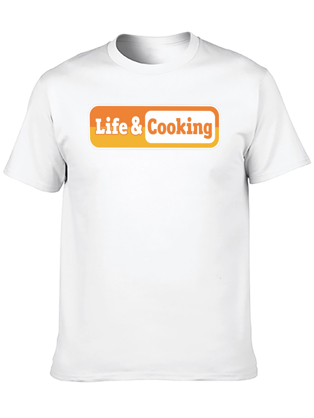 Life & Cooking Graphic Tee - Black