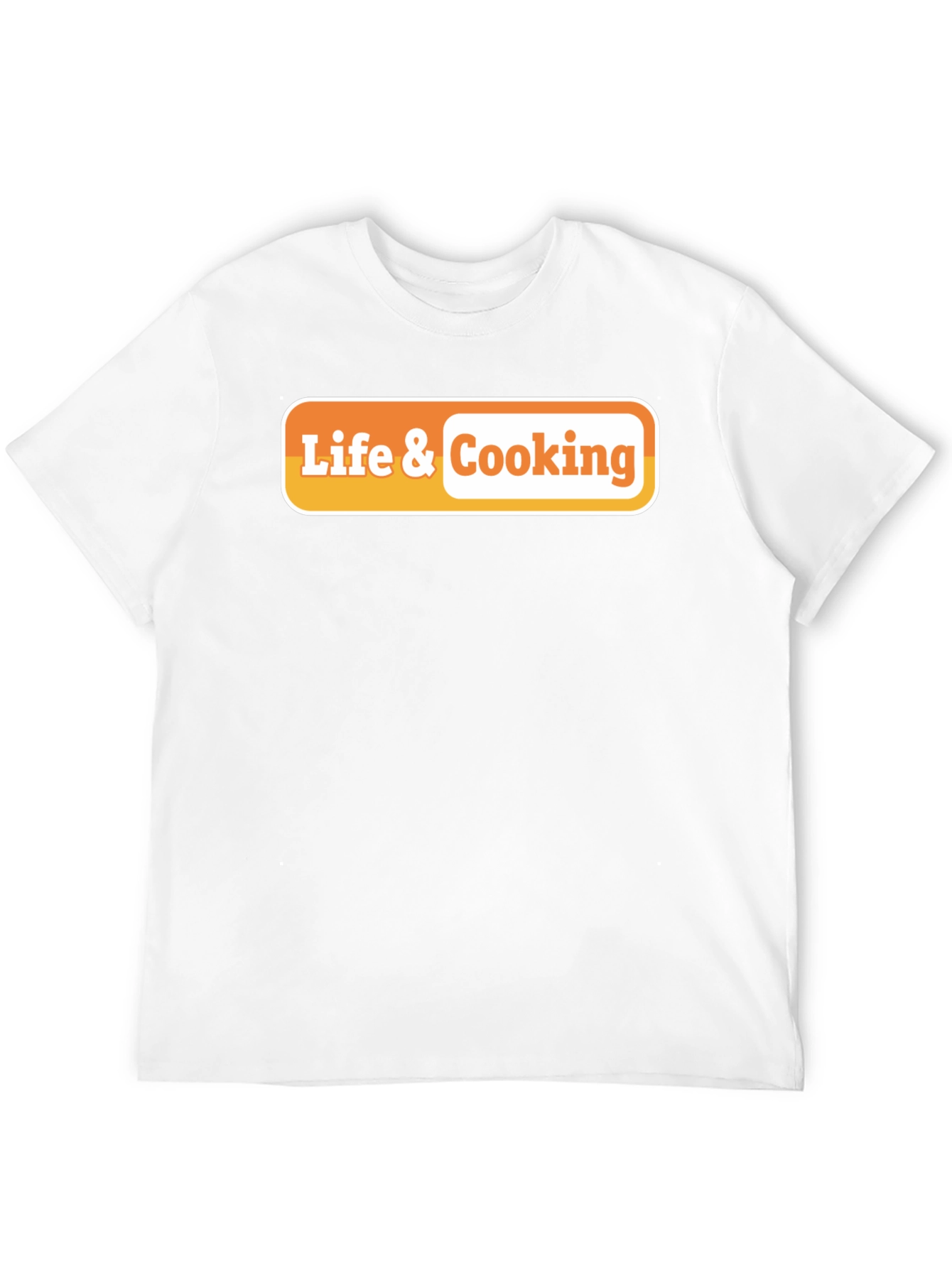 Life & Cooking Graphic Tee - Black