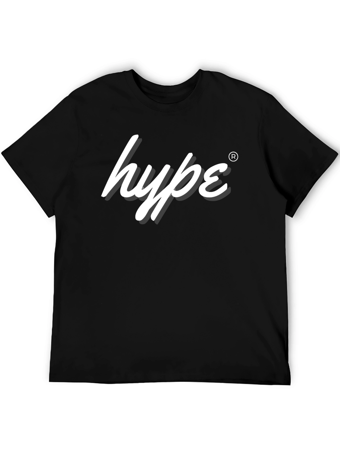 Hype Brand Black Graphic T-Shirt
