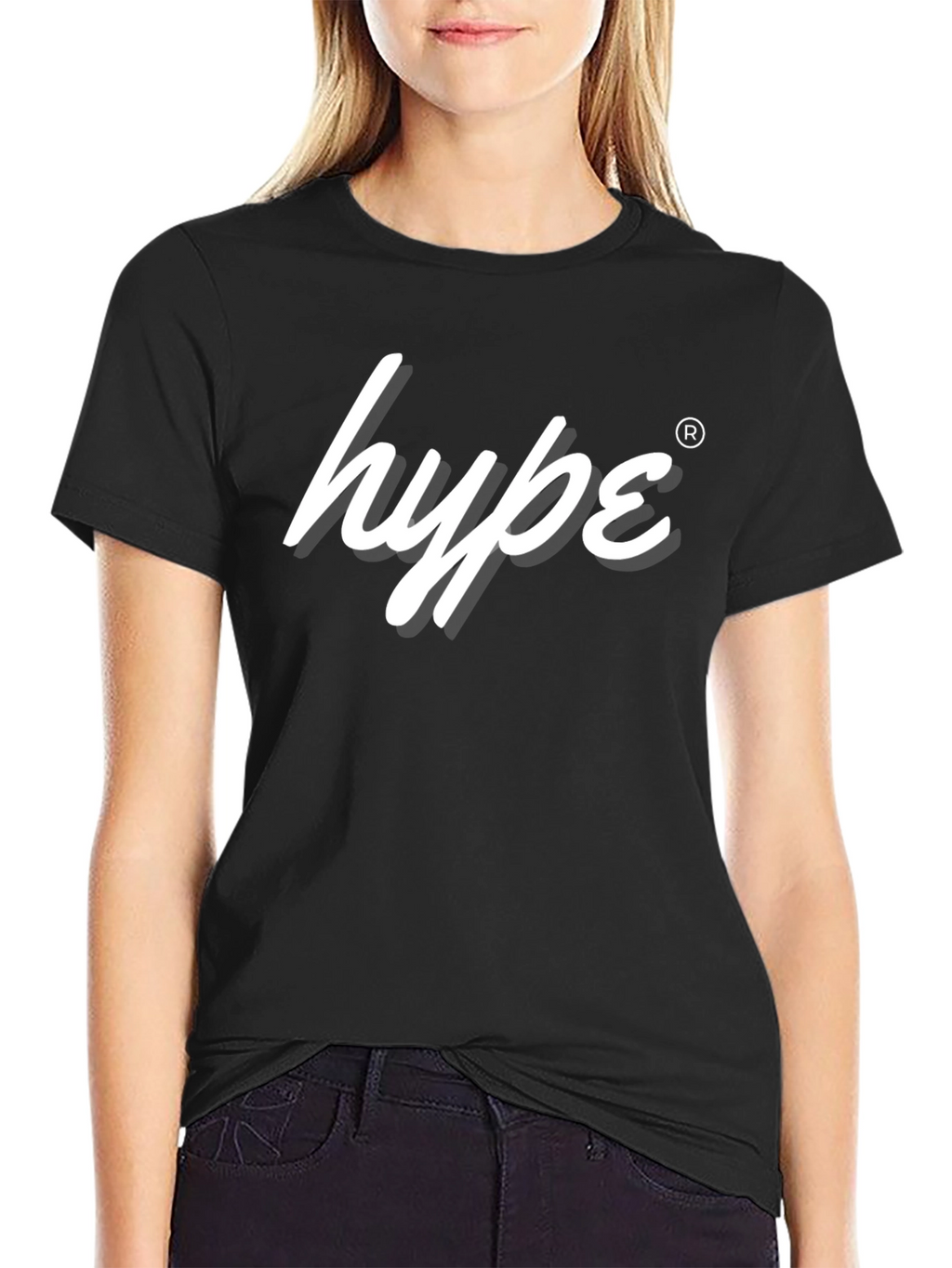 Hype Brand Black Graphic T-Shirt