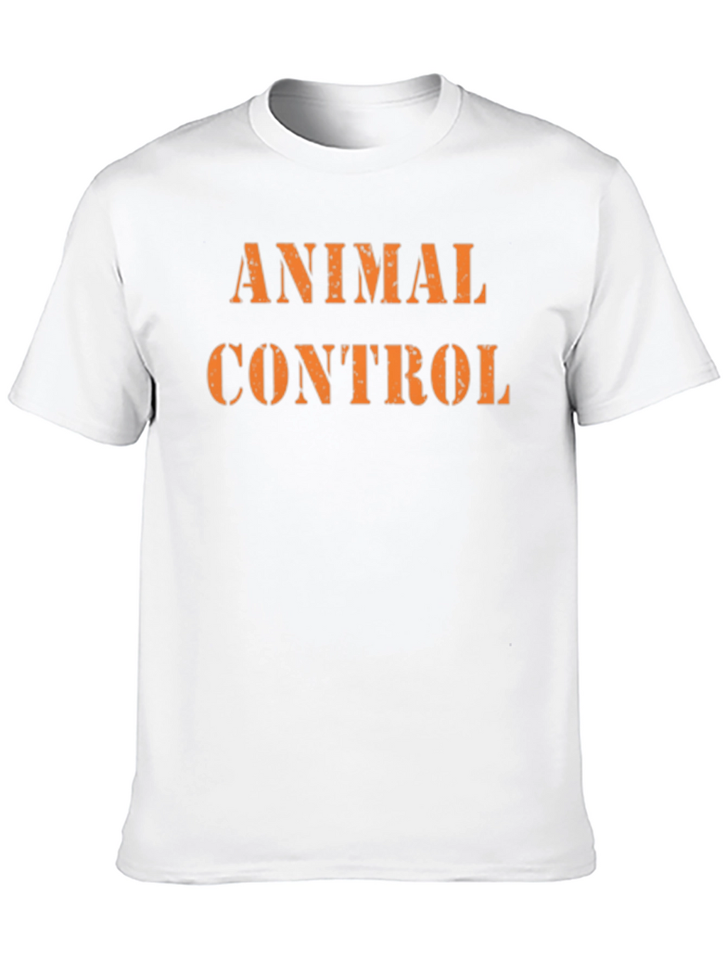 Animal Control Graphic Tee - Black Cotton T-Shirt