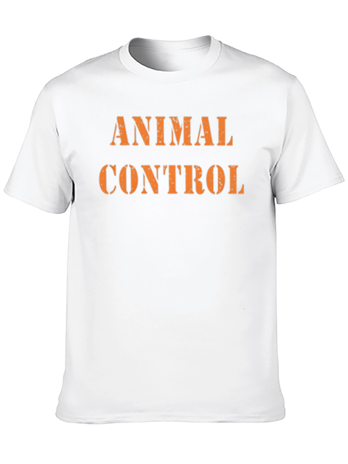 Animal Control Graphic Tee - Black Cotton T-Shirt