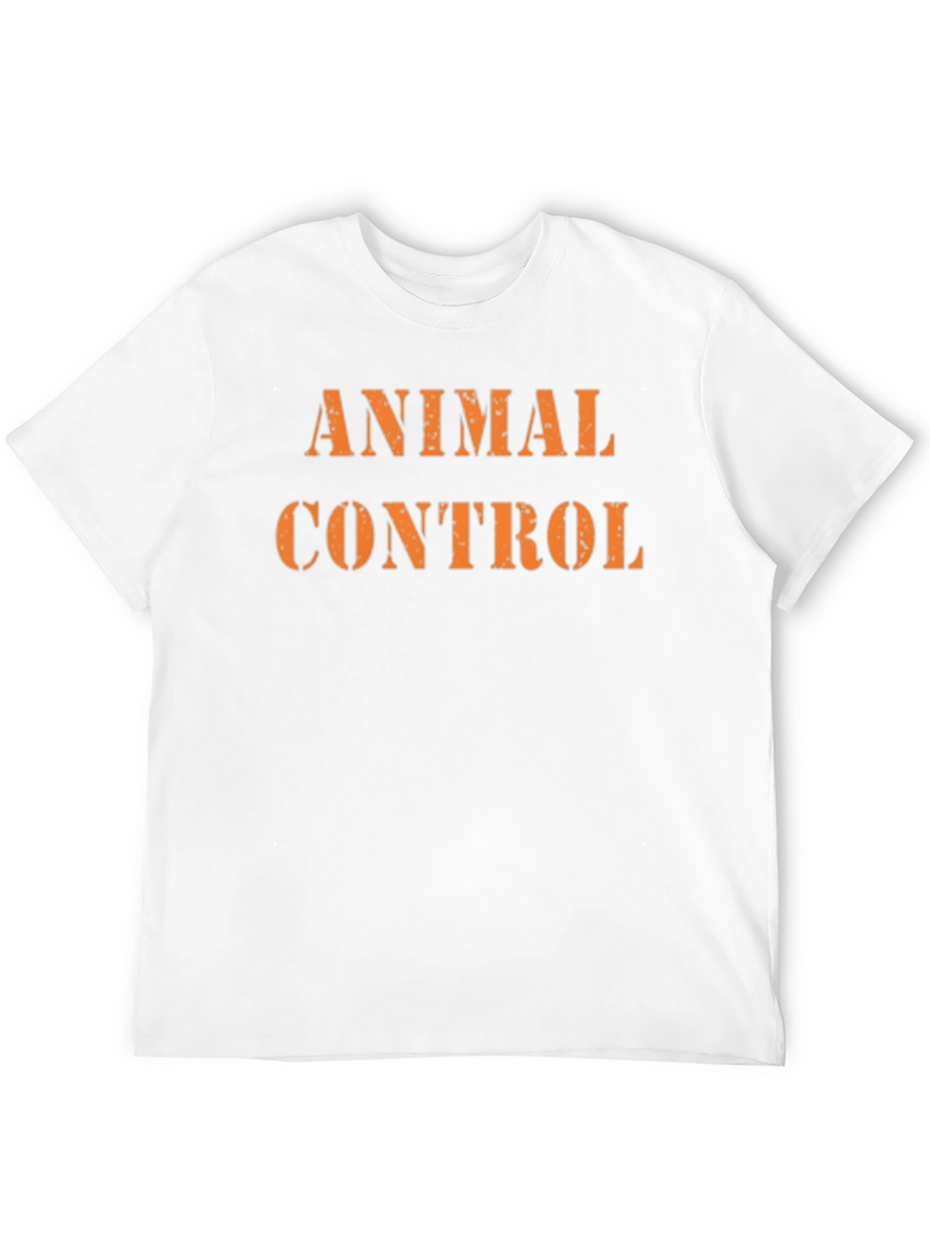 Animal Control Graphic Tee - Black Cotton T-Shirt