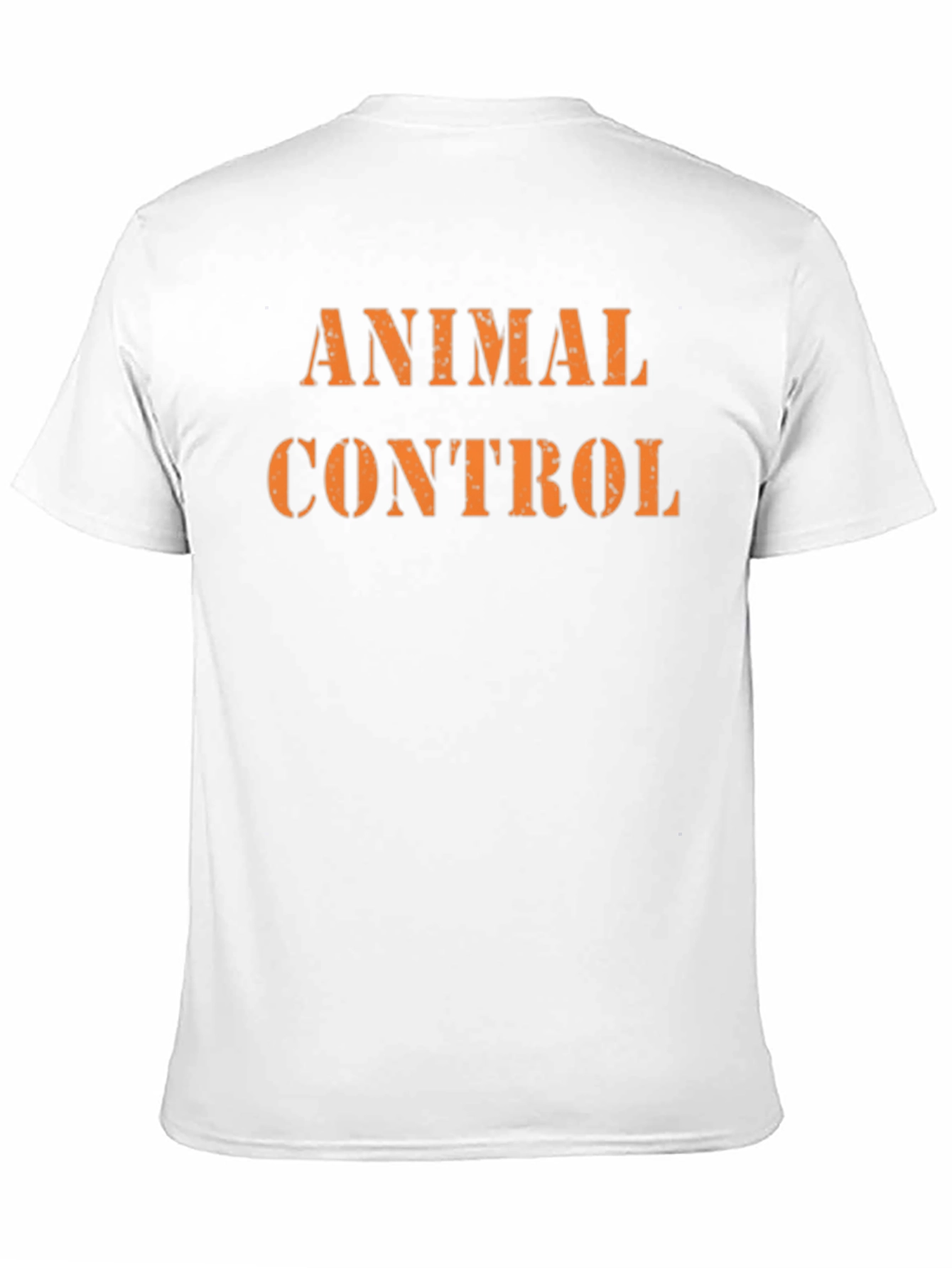 Animal Control Graphic Tee - Black Cotton T-Shirt