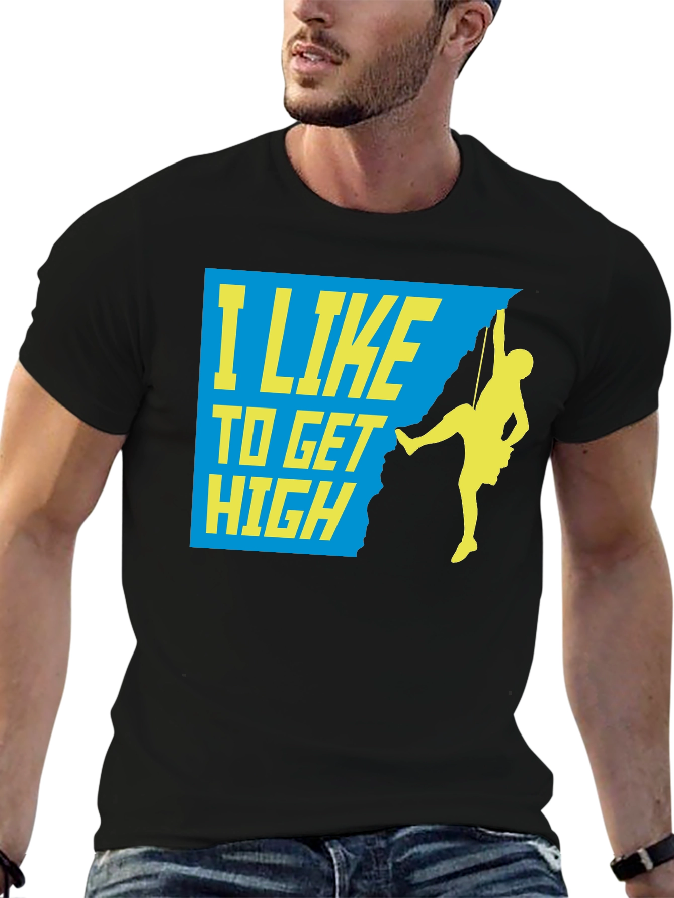 I Like To Get High Climber Graphic Tee