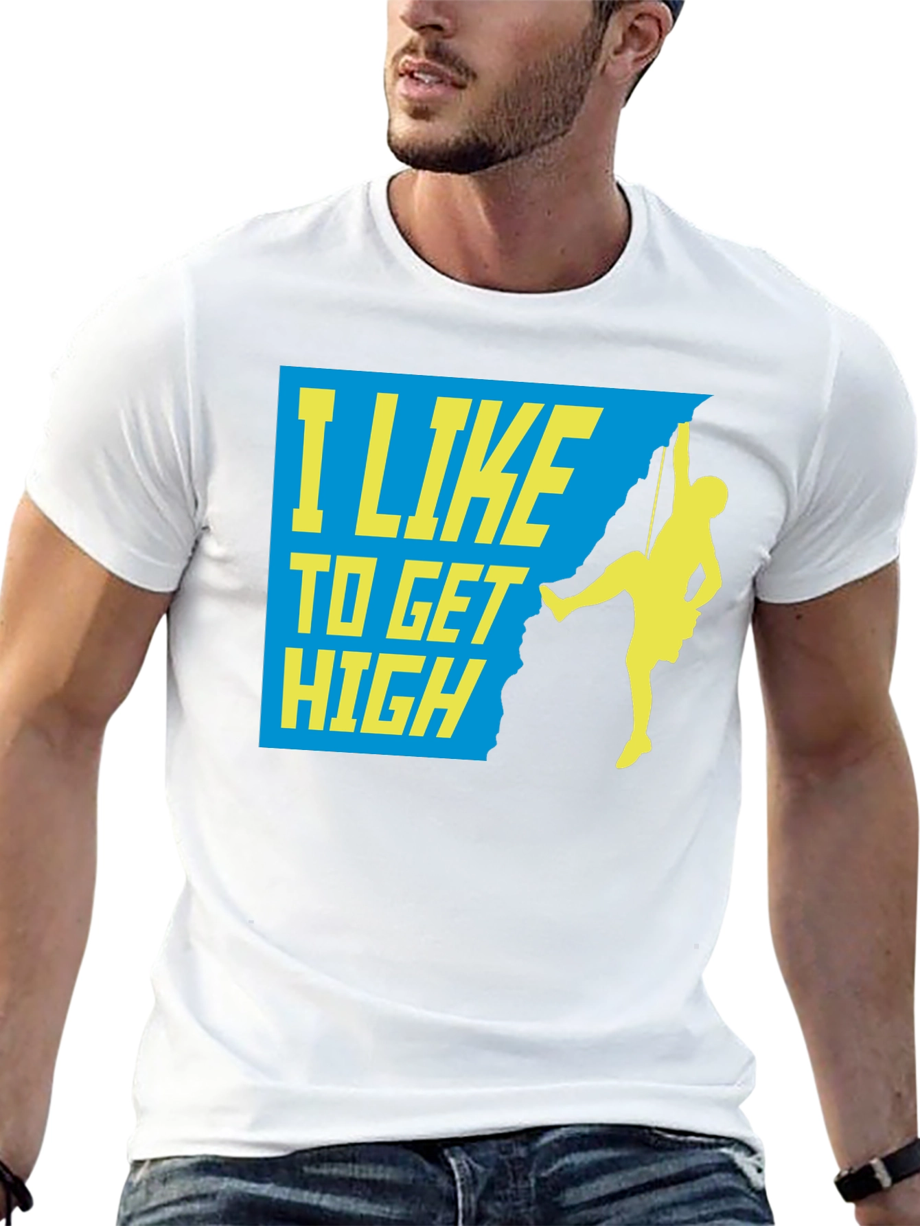I Like To Get High Climber Graphic Tee