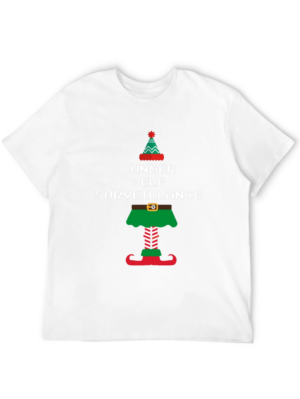 Under Elf Surveillance Christmas T-Shirt