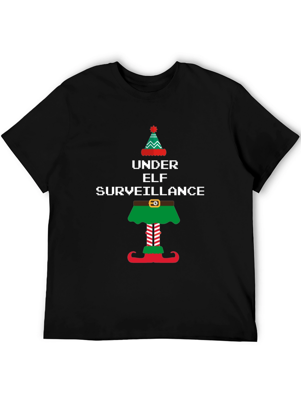 Under Elf Surveillance Christmas T-Shirt
