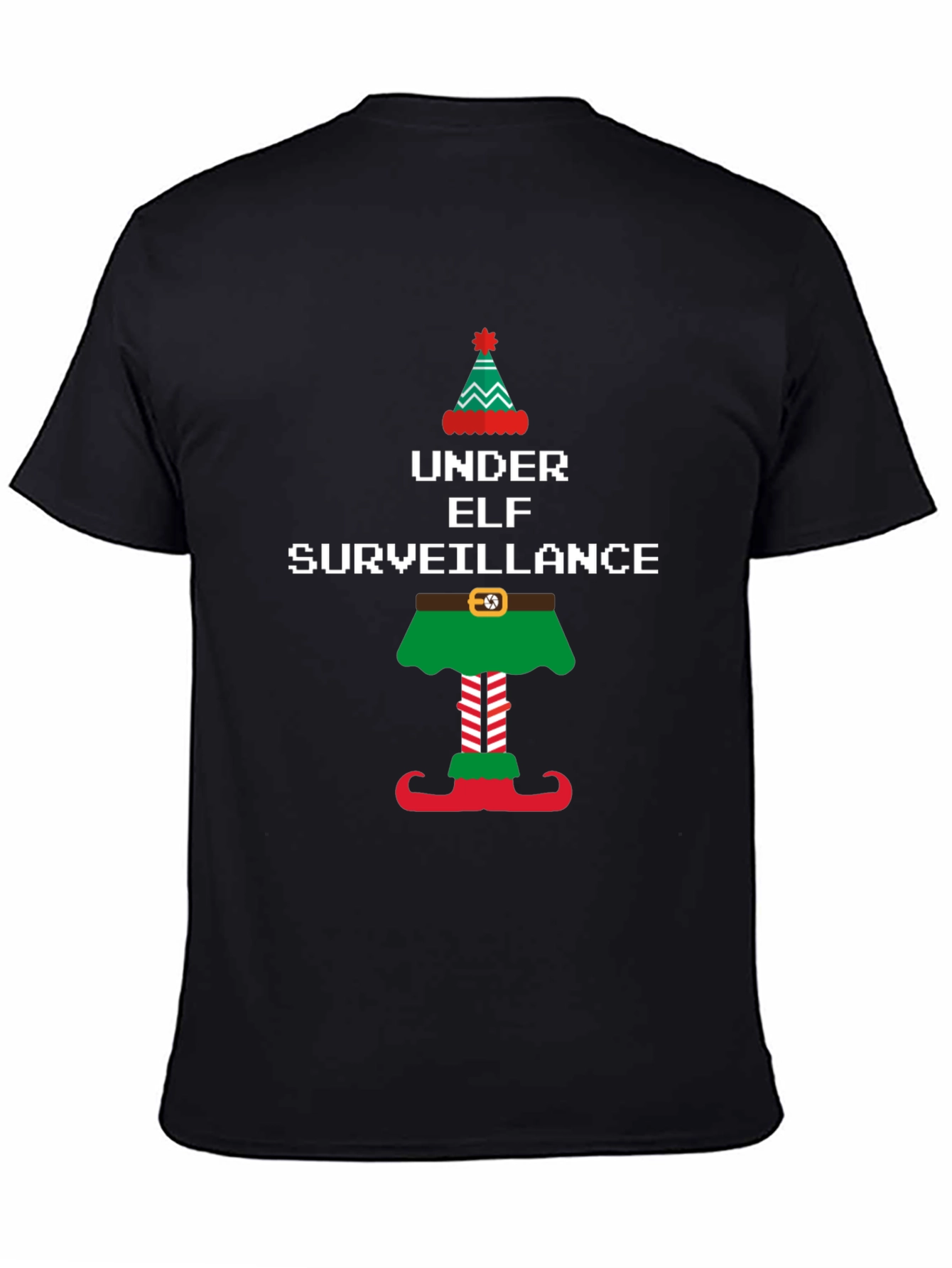Under Elf Surveillance Christmas T-Shirt