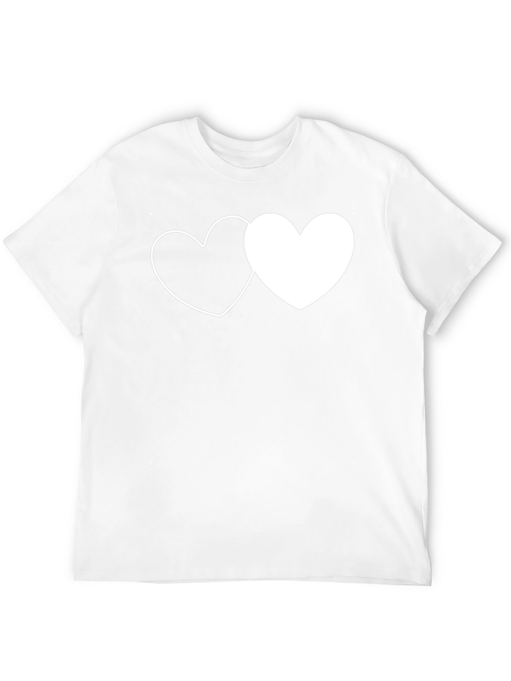 Heart to Heart Graphic Tee - Black