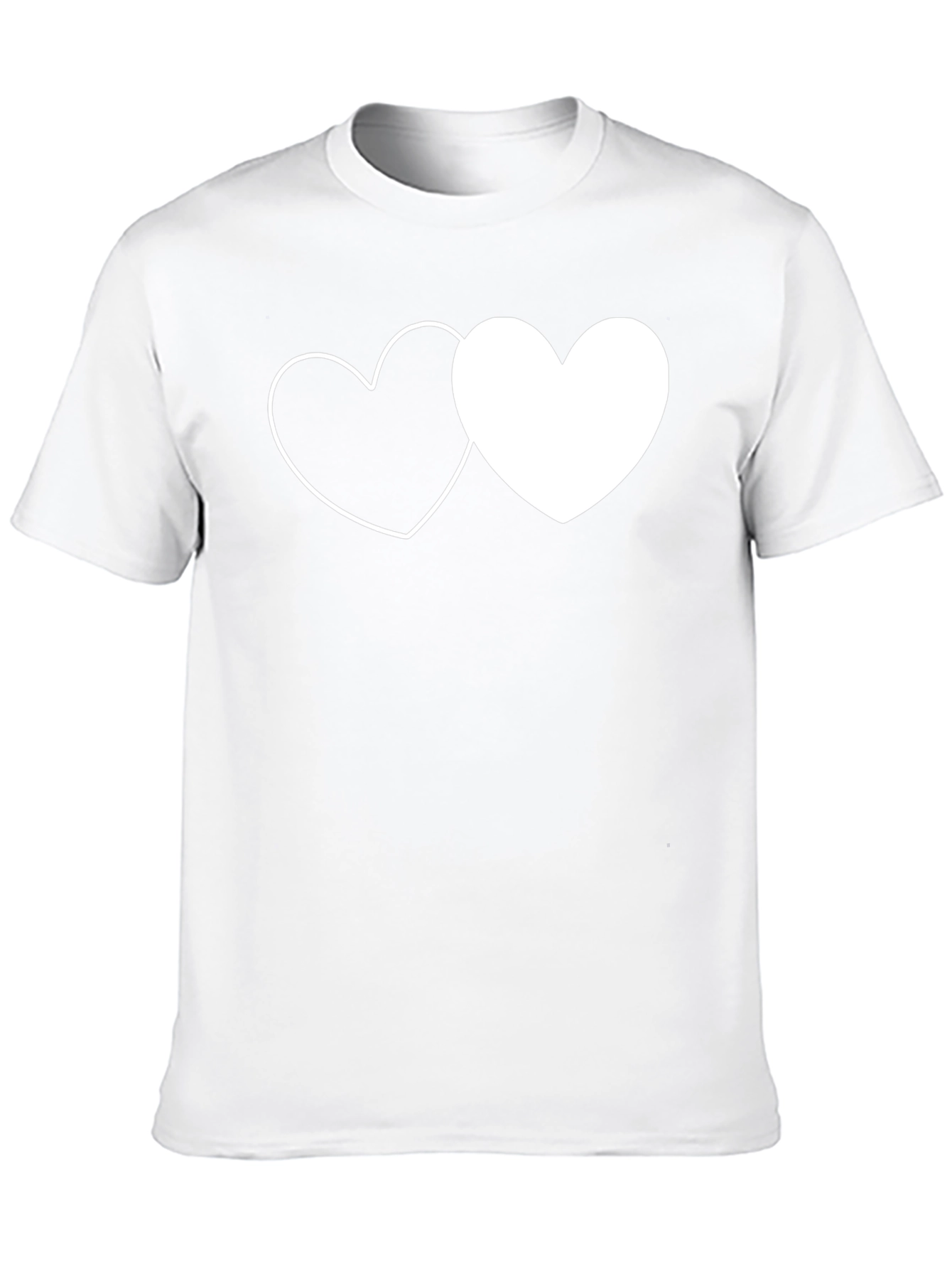 Heart to Heart Graphic Tee - Black