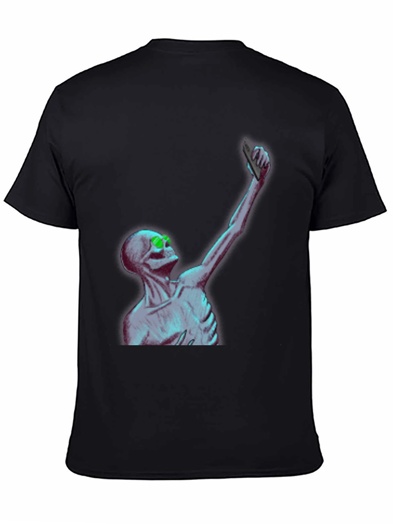 Skeleton Selfie T-Shirt - Unique Graphic Tee