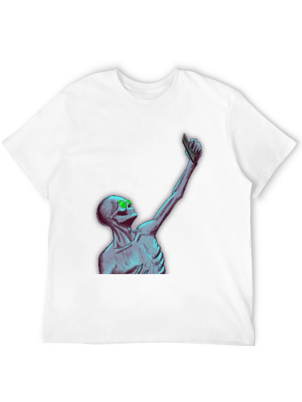 Skeleton Selfie T-Shirt - Unique Graphic Tee