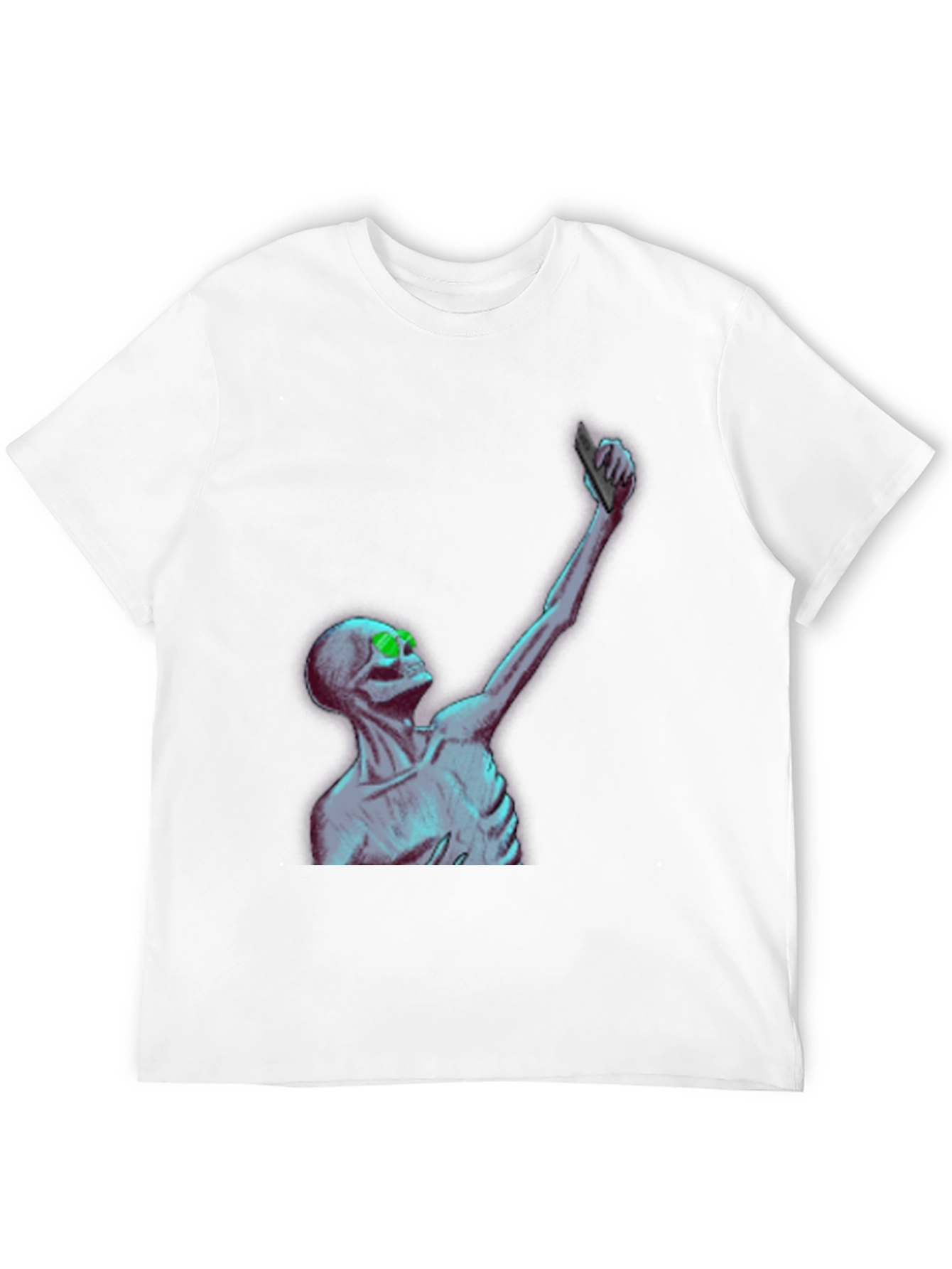 Skeleton Selfie T-Shirt - Unique Graphic Tee