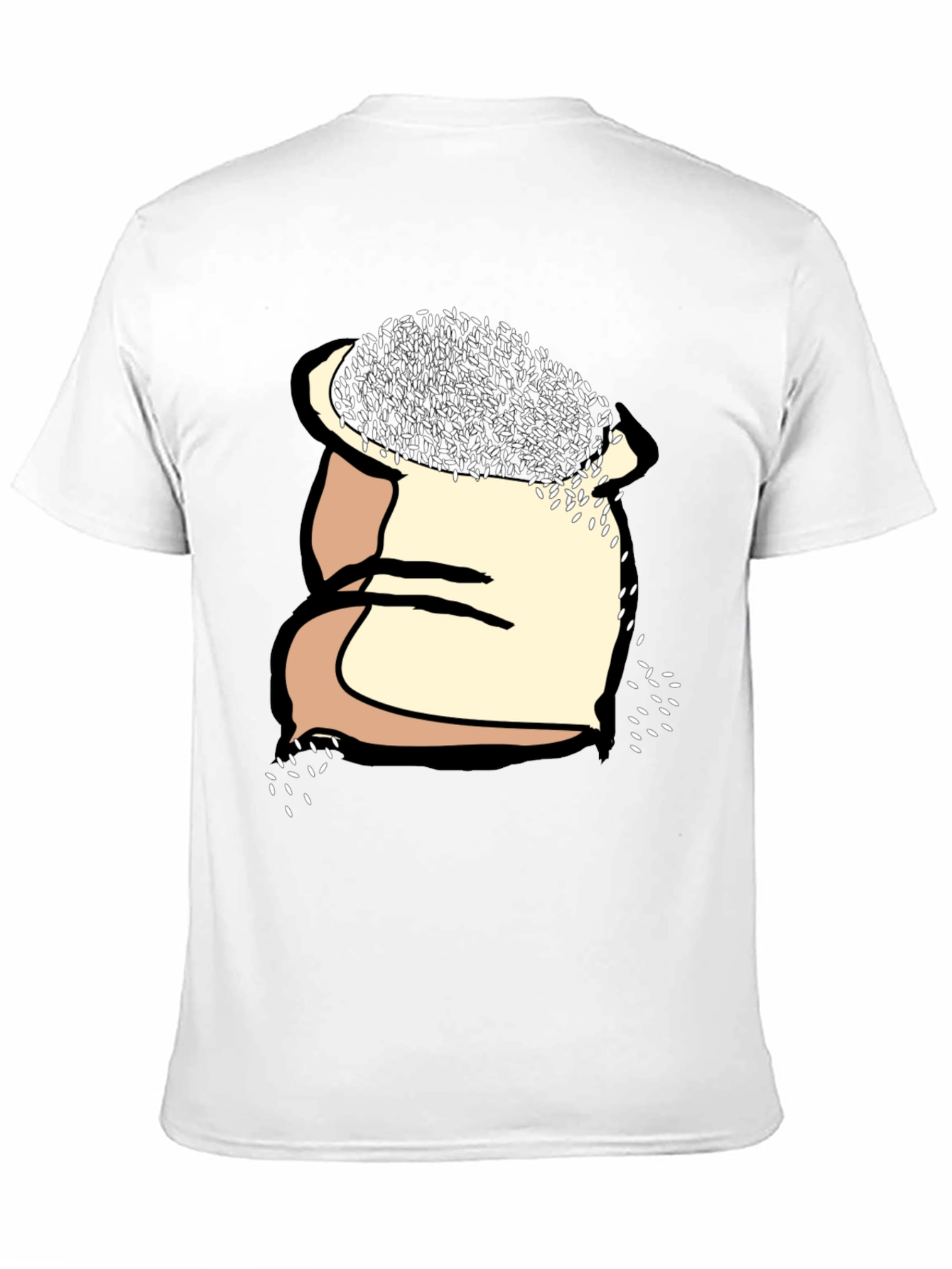 Rice Sack Graphic T-Shirt: Cool Casual Tee