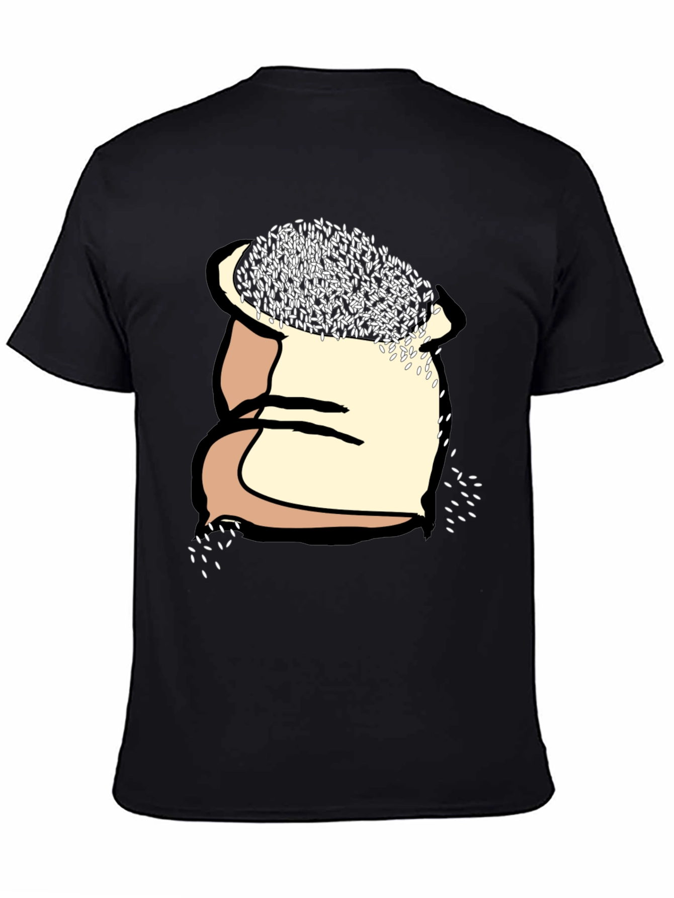 Rice Sack Graphic T-Shirt: Cool Casual Tee