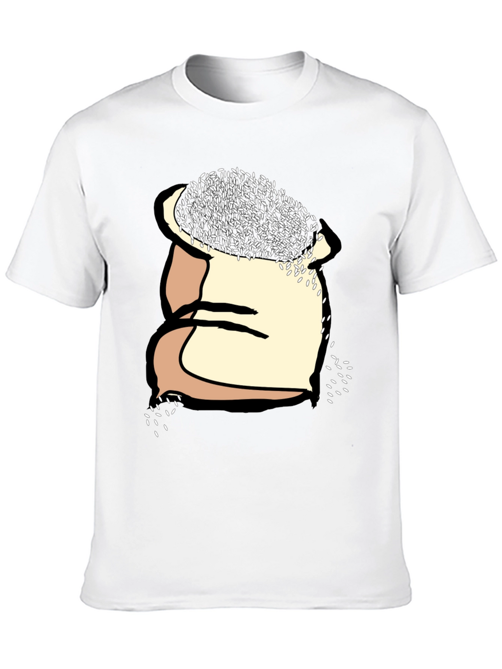 Rice Sack Graphic T-Shirt: Cool Casual Tee