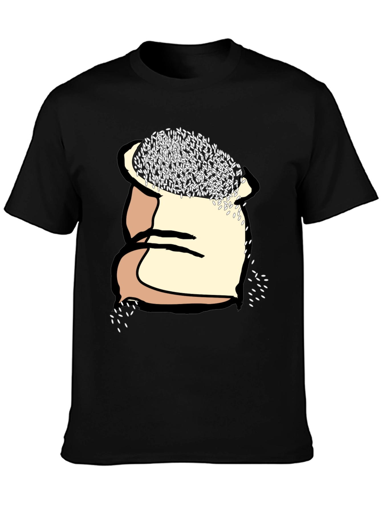 Rice Sack Graphic T-Shirt: Cool Casual Tee