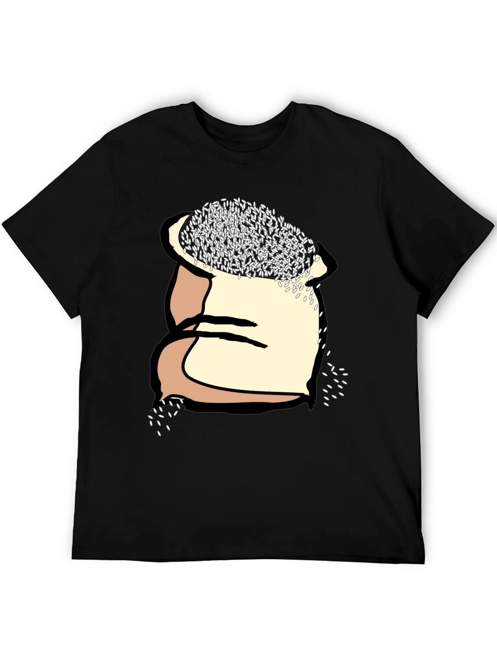 Rice Sack Graphic T-Shirt: Cool Casual Tee