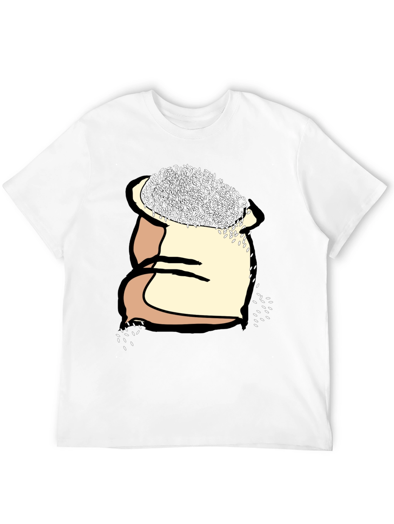 Rice Sack Graphic T-Shirt: Cool Casual Tee