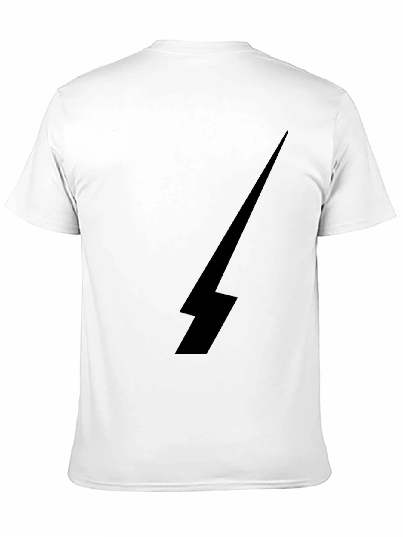 Lightning Bolt Graphic Black Tee