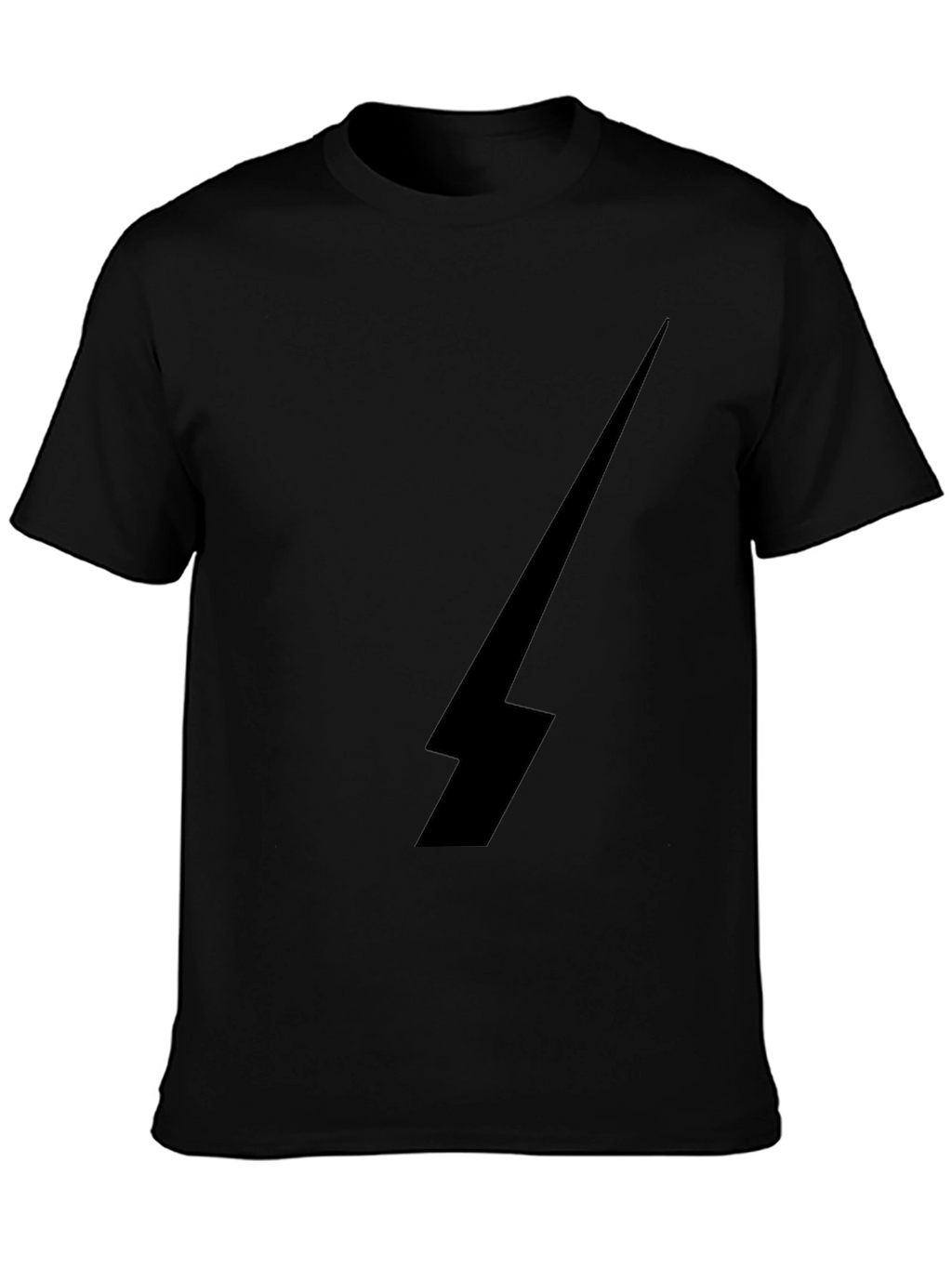 Lightning Bolt Graphic Black Tee