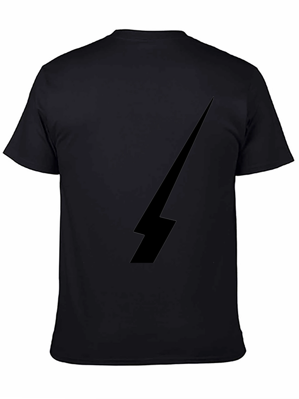 Lightning Bolt Graphic Black Tee