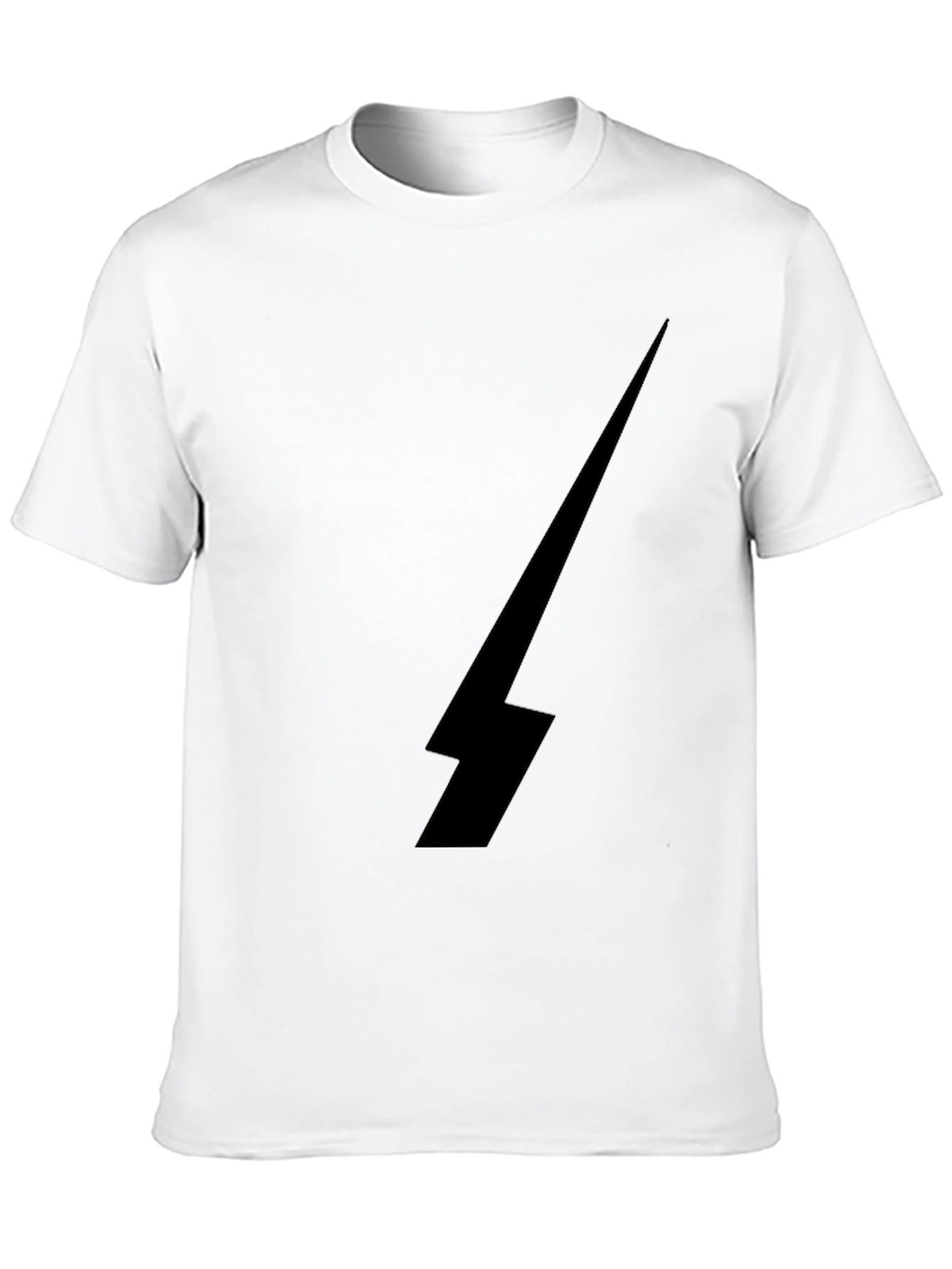Lightning Bolt Graphic Black Tee