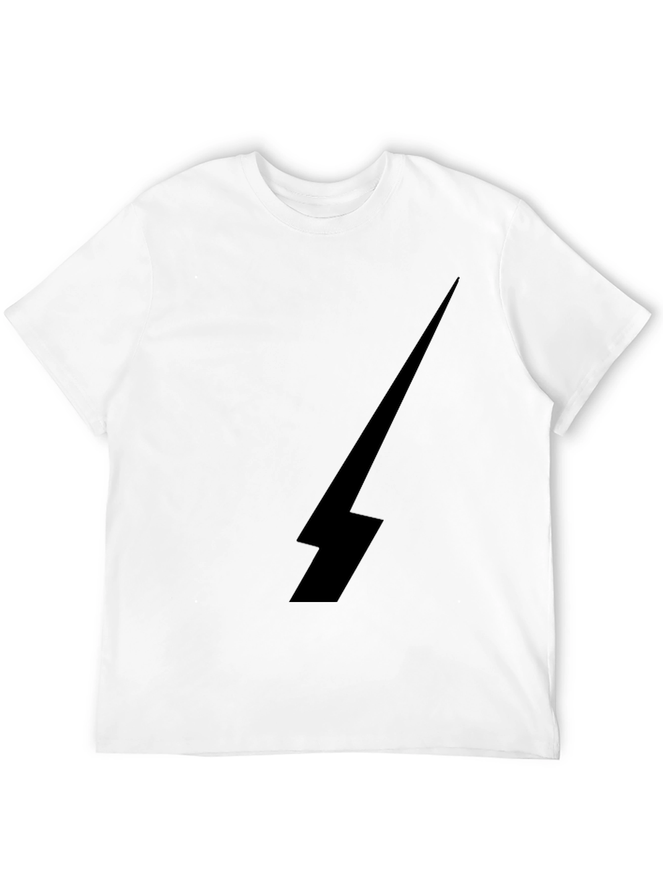 Lightning Bolt Graphic Black Tee