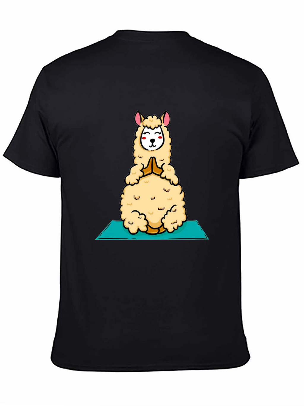 Yoga Llama T-Shirt - Meditating Alpaca Tee