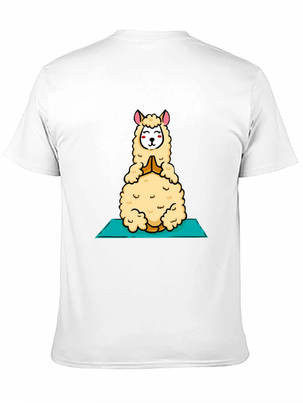Yoga Llama T-Shirt - Meditating Alpaca Tee
