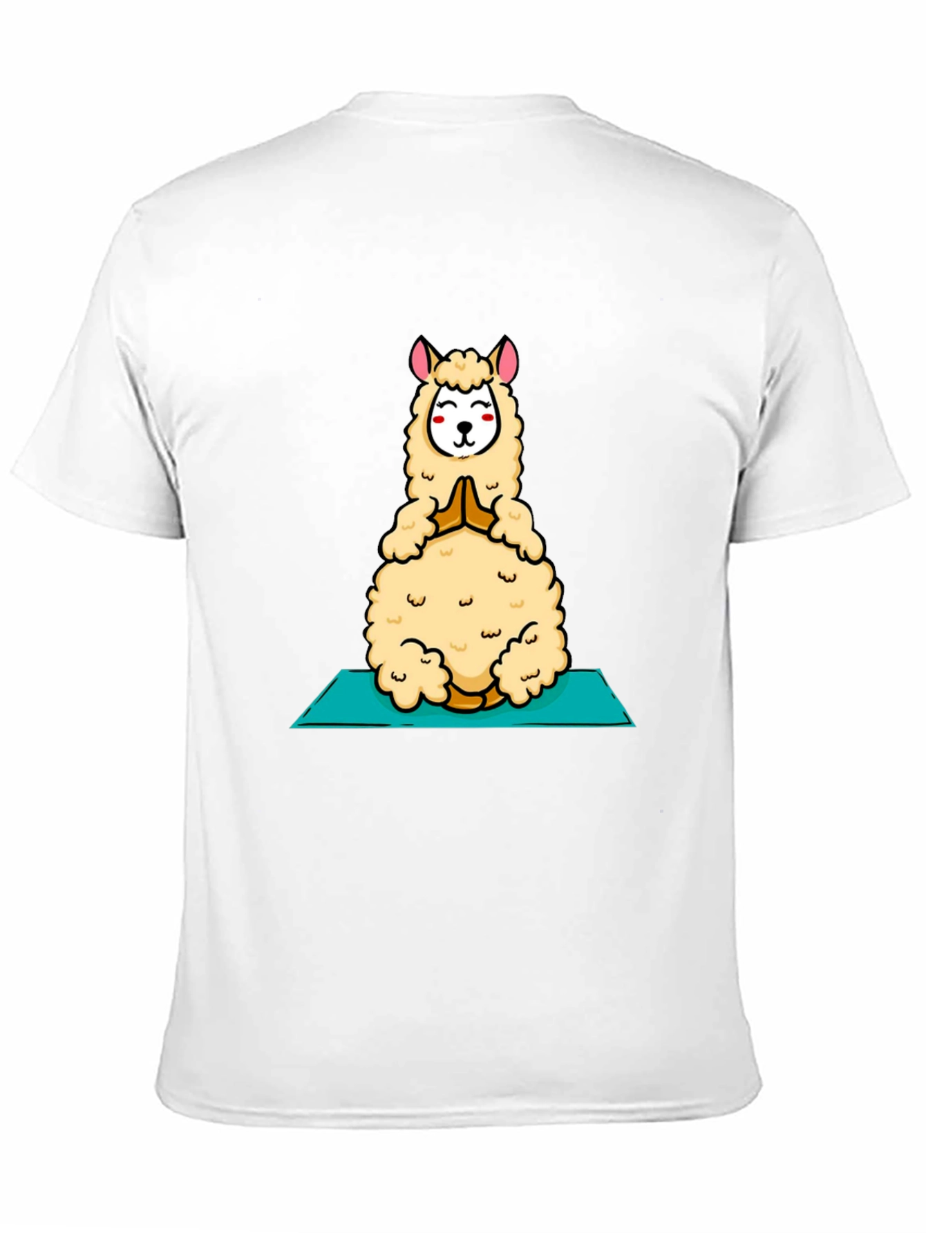 Yoga Llama T-Shirt - Meditating Alpaca Tee