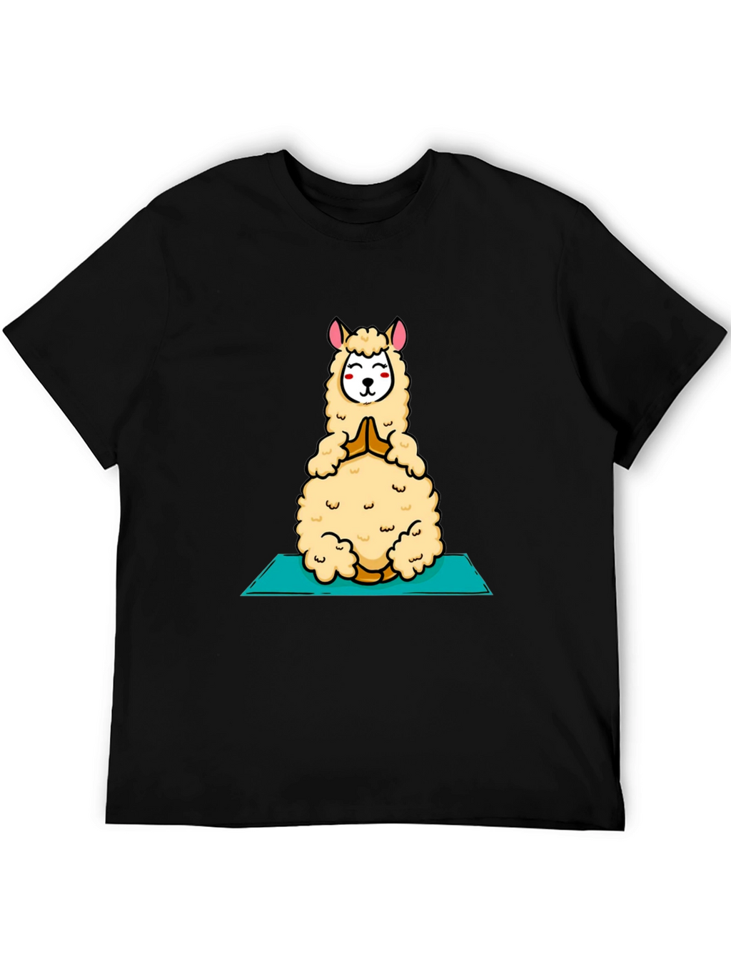 Yoga Llama T-Shirt - Meditating Alpaca Tee