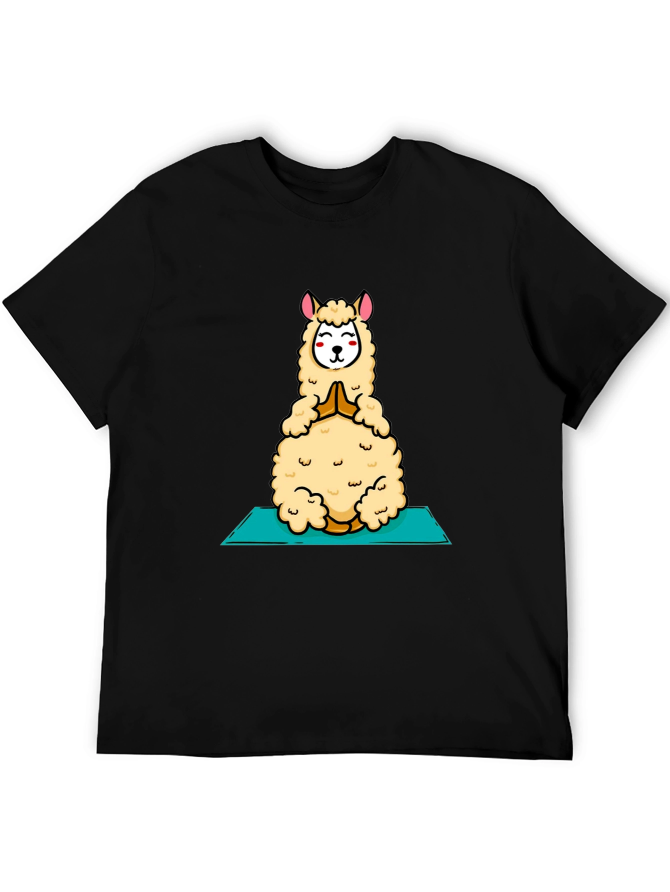 Yoga Llama T-Shirt - Meditating Alpaca Tee
