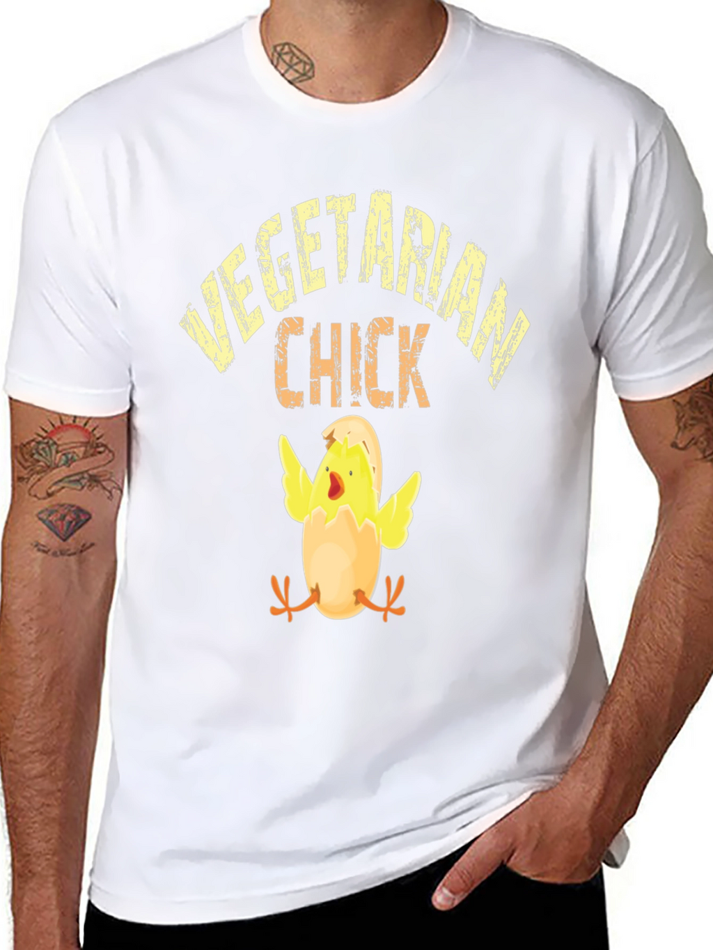 Vegetarian Chick T-Shirt - Unisex