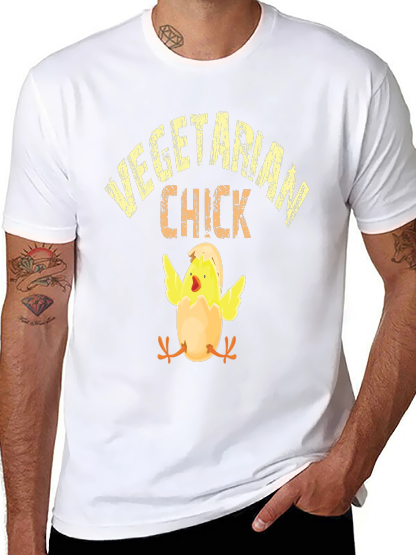 Vegetarian Chick T-Shirt - Unisex