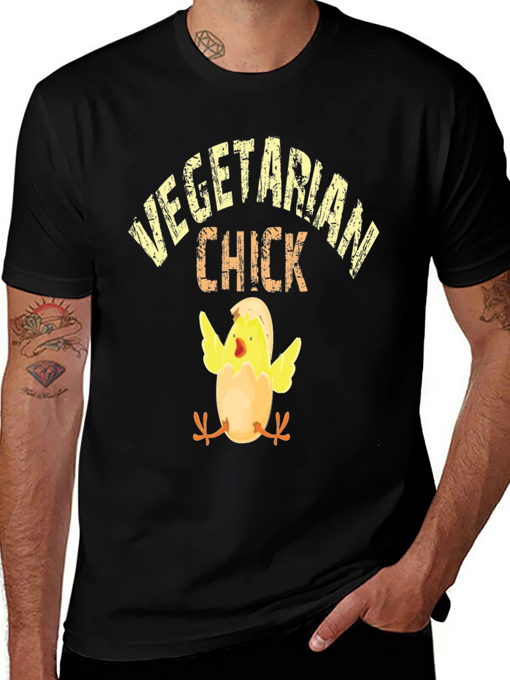 Vegetarian Chick T-Shirt - Unisex