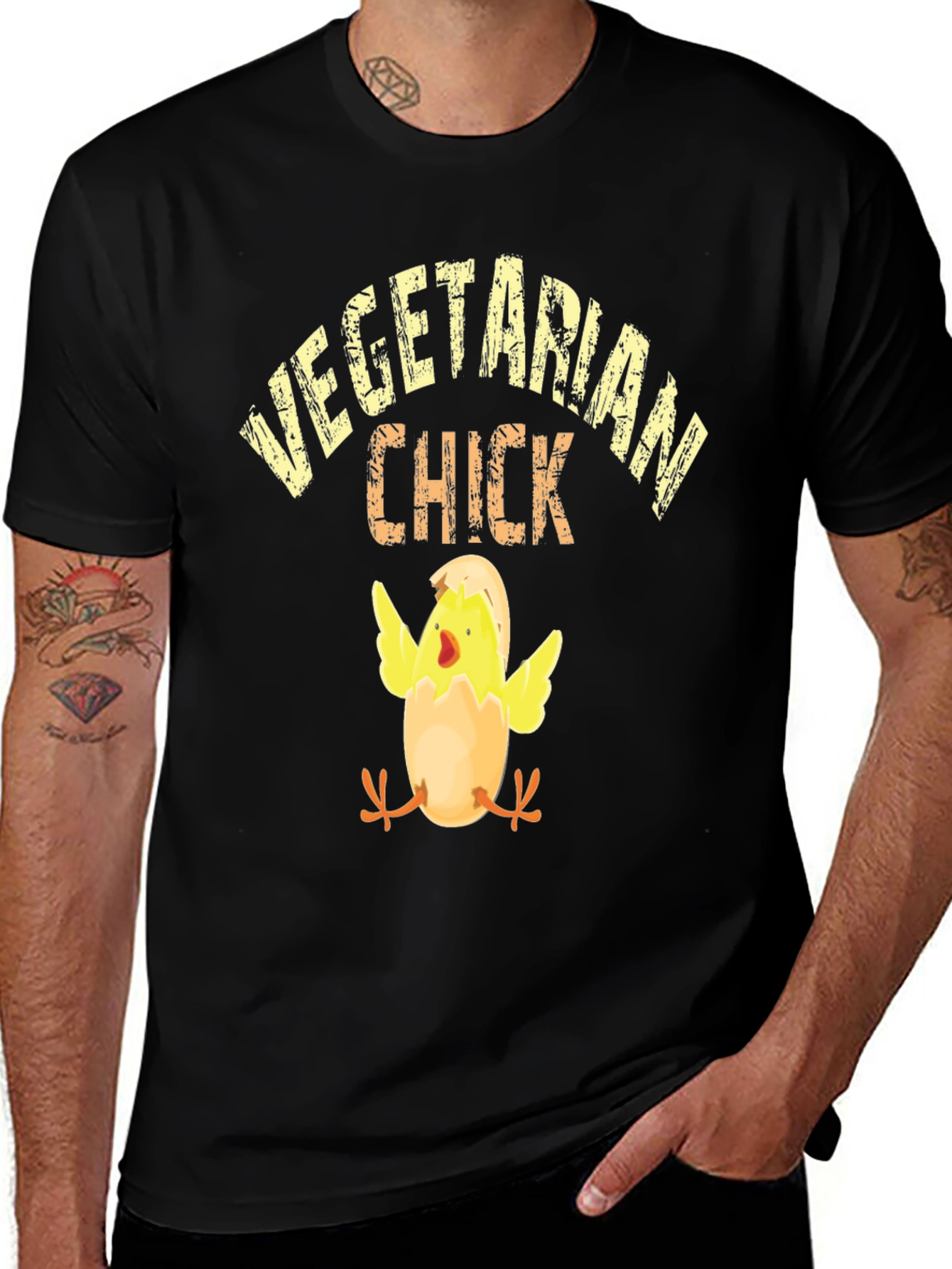 Vegetarian Chick T-Shirt - Unisex