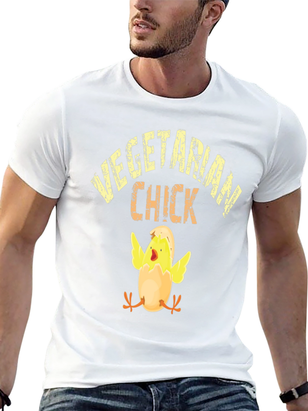 Vegetarian Chick T-Shirt - Unisex