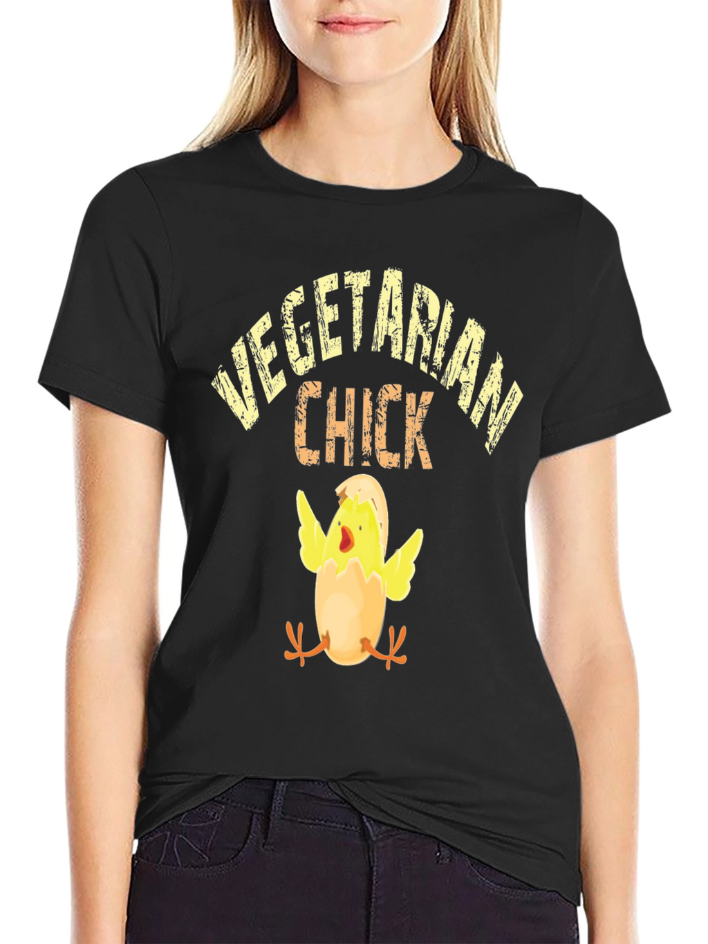 Vegetarian Chick T-Shirt - Unisex